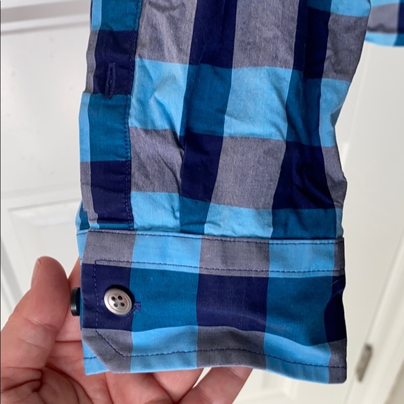 Men’s Plaid Button Down Dress Shirt - Picture 3 of 4